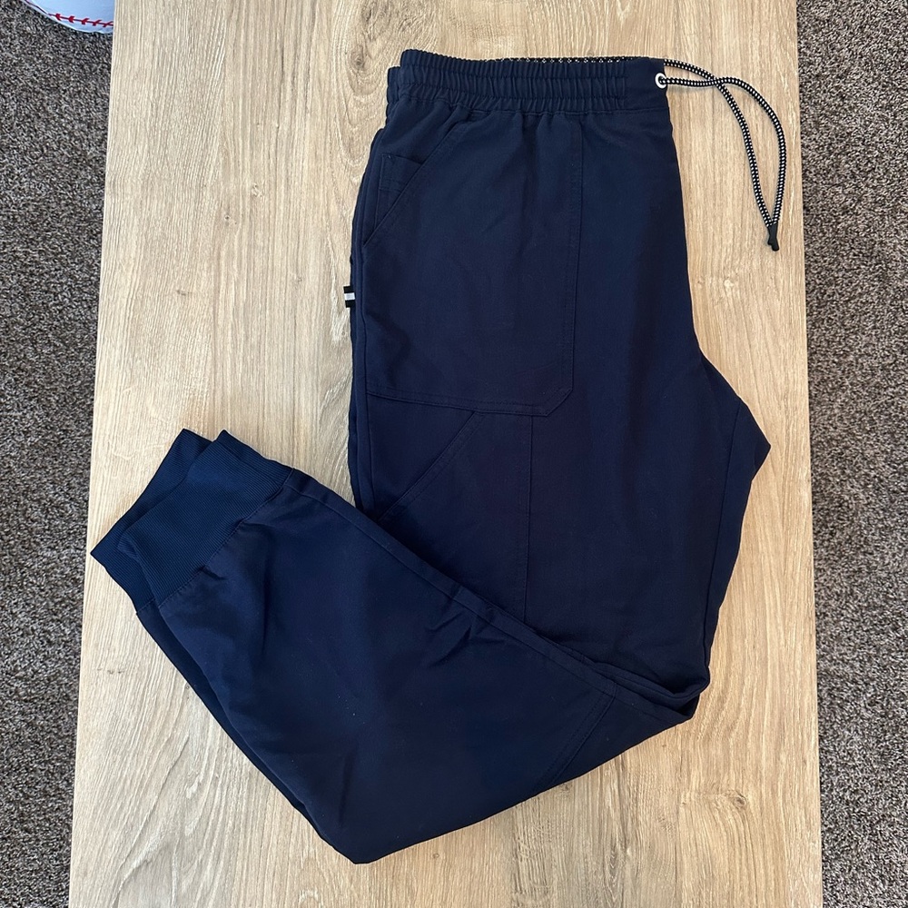 Navy Jogger Scrub Pants
